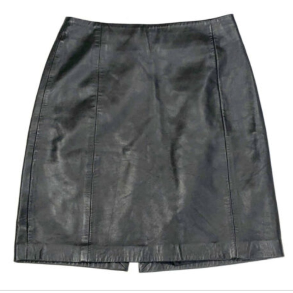 Michael Hoban North Beach Leather 0 Leather Skirt